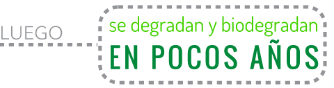 Degrada y biodegradan